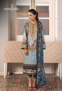 ASIM JOFA 3 PIECE UNSTITCHED AJAR-27