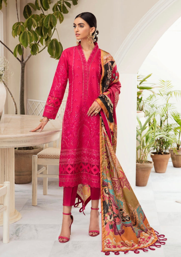 GULAAL EMBROIDERED LUXURY LAWN UNSTITCHED SUIT Lyrah 03