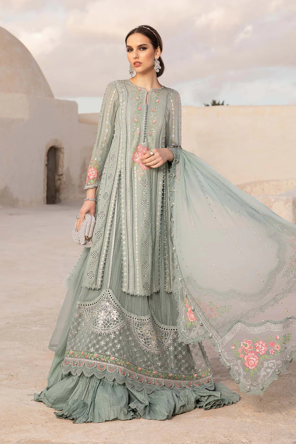 MARIA. B. UNSTITCHED LAWN | D-2412-B