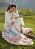 Crimson Luxury Lawn by SAIRA * SHAKIRA UNSTITCHED Summer in the Meadows - D1 A