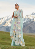 CRIMSON LUXURY LAWN BY SAIRA * SHAKIRA UNSTITCHED Pleated Perfection - D4 A