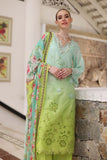 NOOR LUXURY CHIKANKARI LAWN'24 D5-A Aqua Ombre