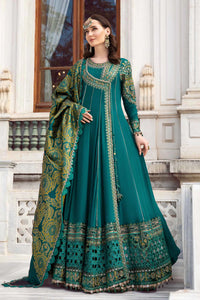 MARIA. B. Unstitched Linen | Emerald Green DL-1107