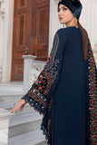 MARIA. B. Unstitched Linen | Navy Blue DL-1109