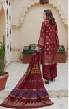 SADA-E-BAHAR JACQUARD BROSHA LAWN 3 PIECE SUIT SB01