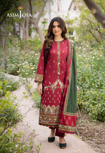 ASIM JOFA LAWN 3 PIECE SUIT AJBU-03