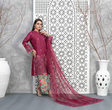 SAMAR EMBROIDERED SCHIFFLI LAWN 3 PIECE SUIT D2926