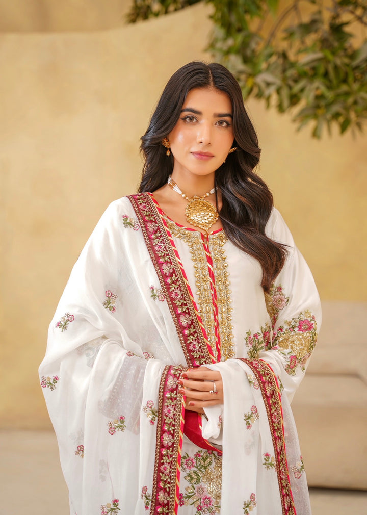 335A- Embroidered Silk 3 Piece Suit
