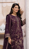 EMBROIDERED CHIFFON 3 PIECE SUIT ADA WORK NM1208