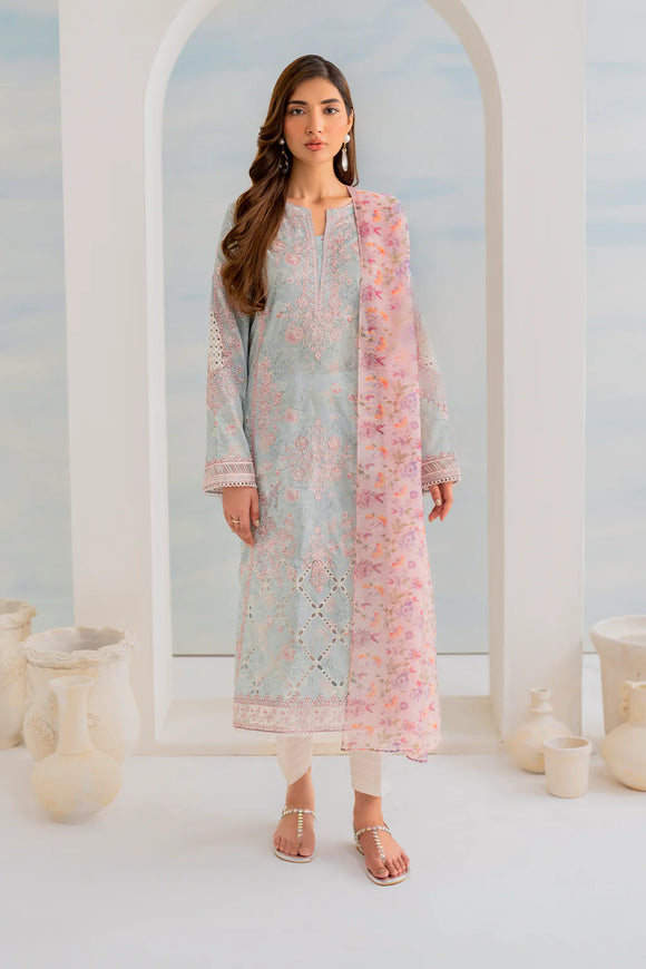 IGL-01 | READYMADE - GUZEL EMBROIDERED LAWN COLLECTION BY IZNIK