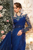 MARIA. B. Unstitched MBROIDERED | Cobalt Blue BD-2704 D4