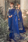 MARIA. B. Unstitched MBROIDERED | Cobalt Blue BD-2704 D4