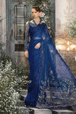 MARIA. B. Unstitched MBROIDERED | Cobalt Blue BD-2704 D4