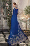 MARIA. B. Unstitched MBROIDERED | Cobalt Blue BD-2704 D4