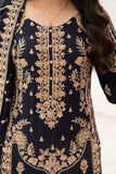 EMBROIDERED CHIFFON 3 PIECE SUIT ADA WORK NM1225