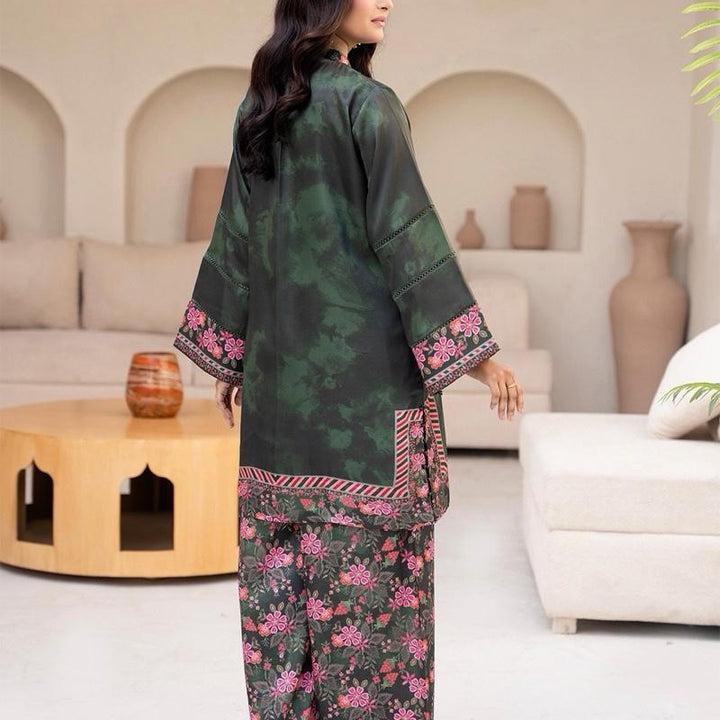 Zc10- SHAMOZ SILK PRINT CO-ORD 2 PIECE