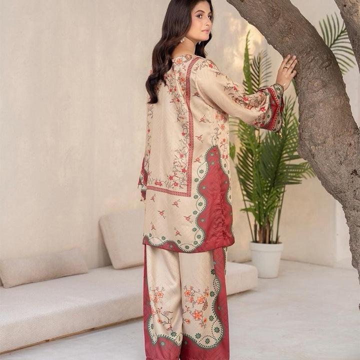 Zc05- SHAMOZ SILK PRINT CO-ORD 2 PIECE