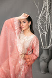 SLUB EMBROIDERED 3 PIECE SUIT D-3619 - AEZAL