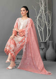 SLUB EMBROIDERED 3 PIECE SUIT D-3619 - AEZAL