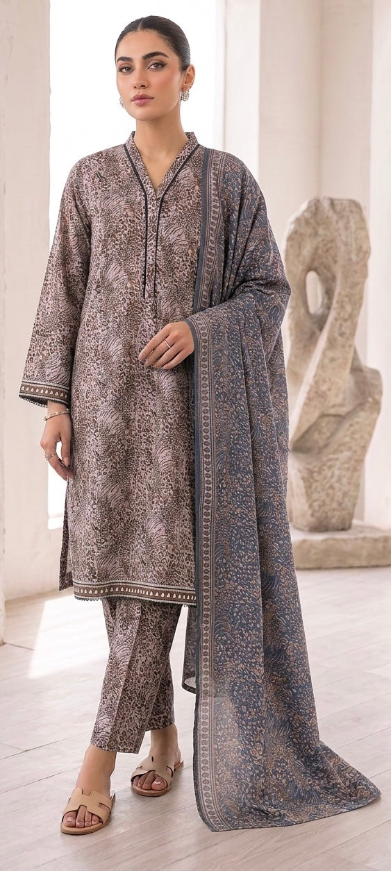 BN08 - LAWN PRINT 3 PIECE SUIT