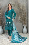 D-1164 - DIMAH EMBROIDERED SCHIFFLI ZARI KHADDAR 3 PIECE SUIT