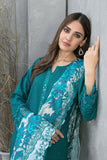 D-1164 - DIMAH EMBROIDERED SCHIFFLI ZARI KHADDAR 3 PIECE SUIT