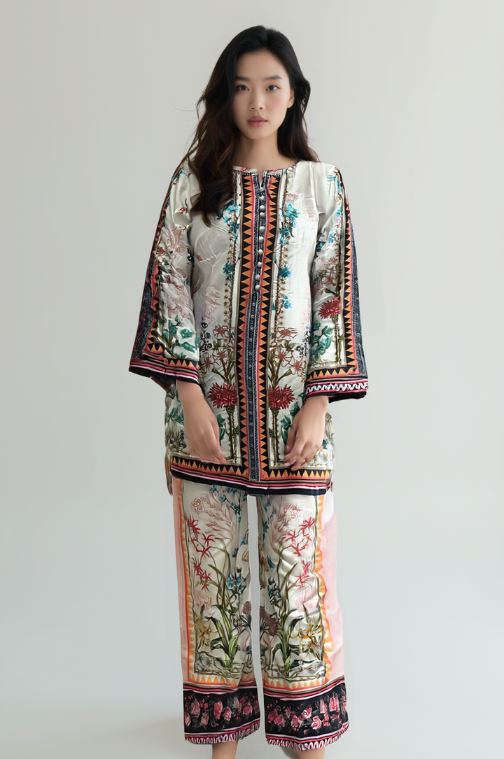 SC05- LINEN PRINT CO-ORD 2 PIECE SUIT