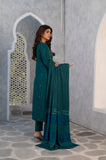 NOOR JAHAN EMBROIDERED PEACHLEATHER 3 PIECE SUIT NJ01