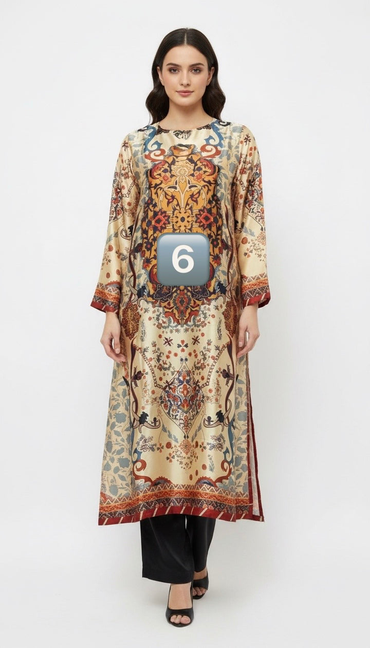 NS06 - Elegant Silk 2-Piece co-ord Pakistani Suit