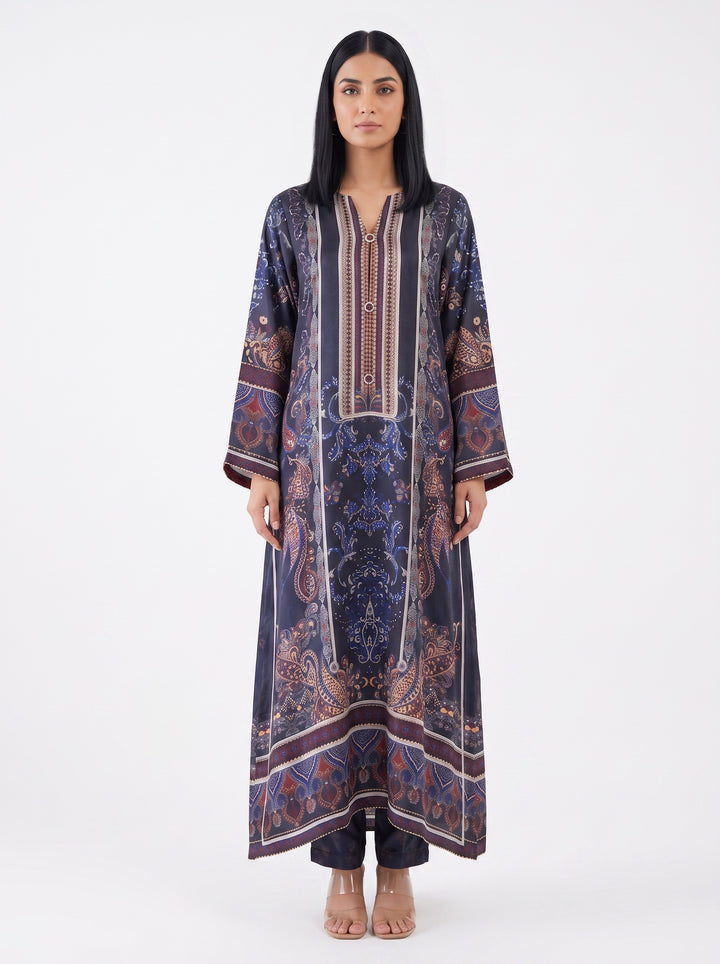 NS08 - Elegant Silk 2-Piece co-ord Pakistani Suit