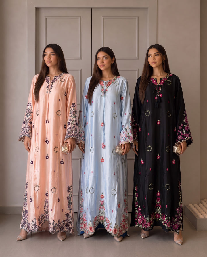 KS01 - Embroidered Silk 2-Piece Sets