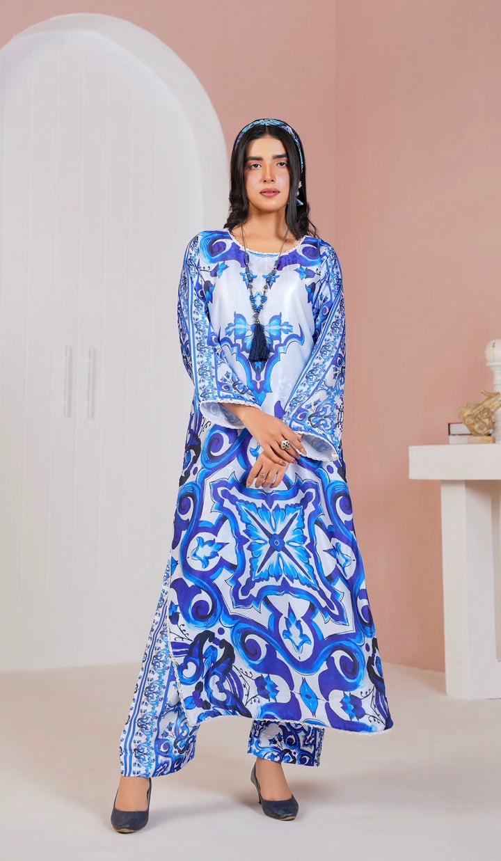 CS01 - Elegant Silk 2-Piece co-ord Pakistani Suit