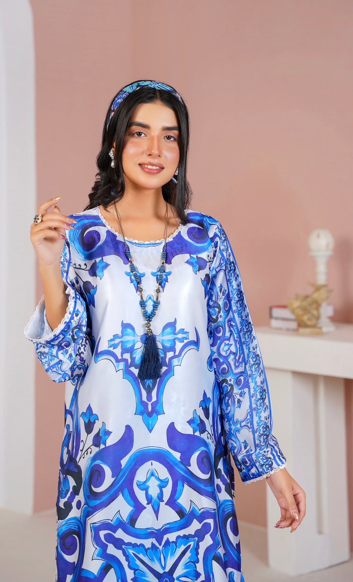 CS01 - Elegant Silk 2-Piece co-ord Pakistani Suit