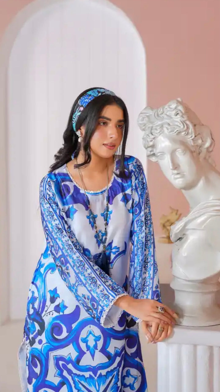 CS01 - Elegant Silk 2-Piece co-ord Pakistani Suit