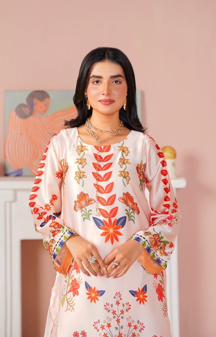 CS04 - Elegant Silk 2-Piece co-ord Pakistani Suit