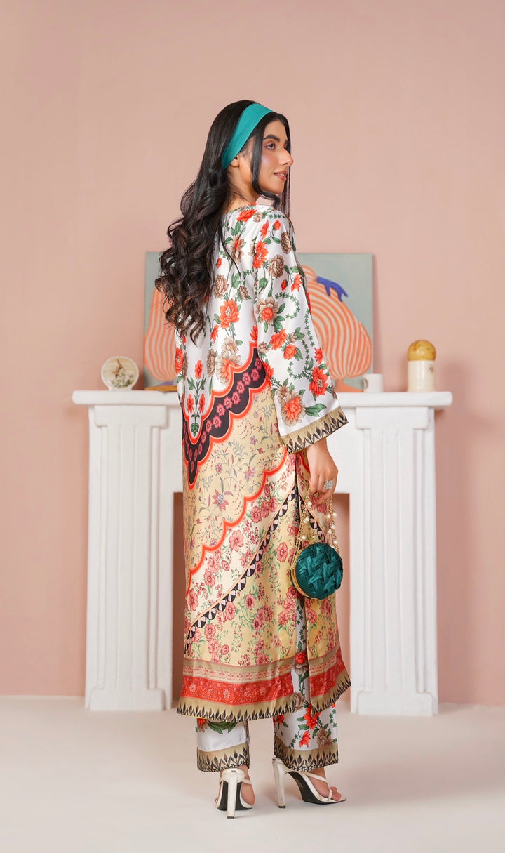 CS05 - Elegant Silk 2-Piece co-ord Pakistani Suit