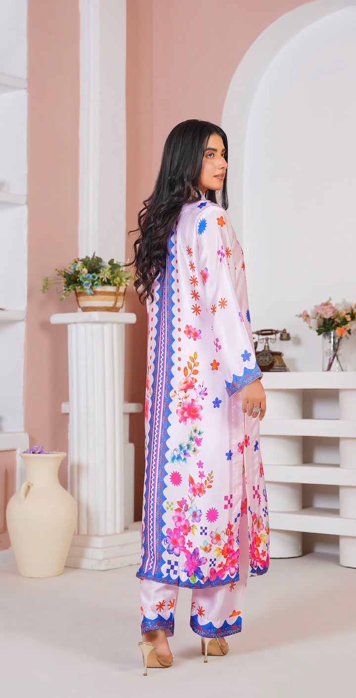 CS06 - Elegant Silk 2-Piece co-ord Pakistani Suit