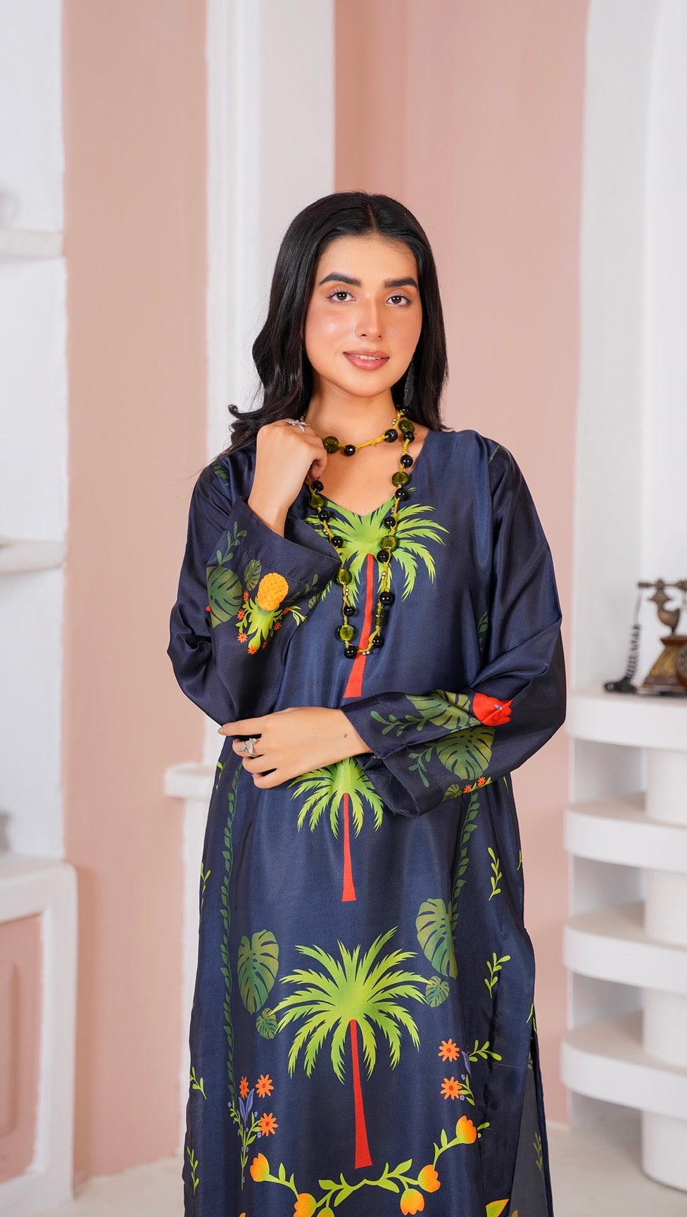 CS07 - Elegant Silk 2-Piece co-ord Pakistani Suit