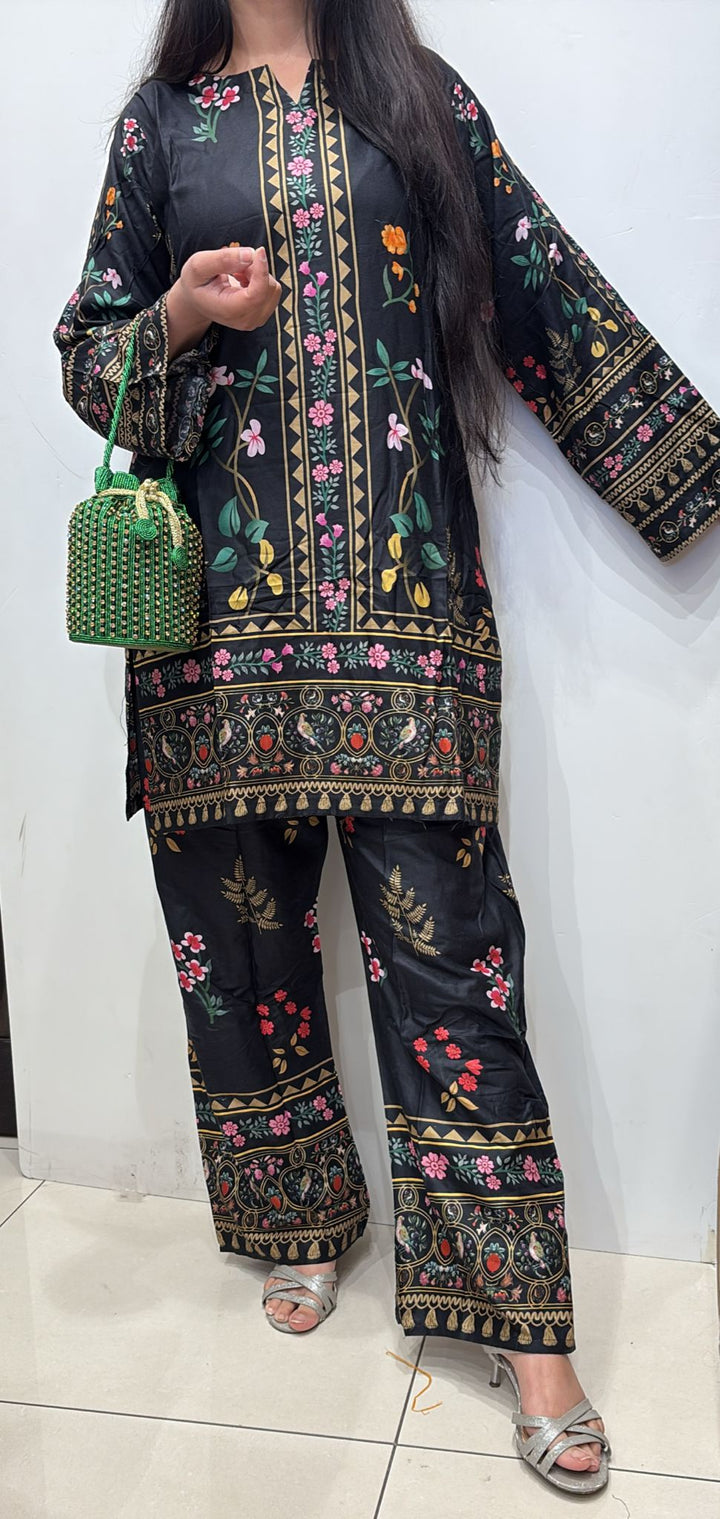 SC06- LINEN PRINT CO-ORD 2 PIECE SUIT