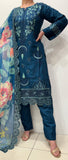 EMBROIDERED LINEN 3 PIECE SUIT 061A