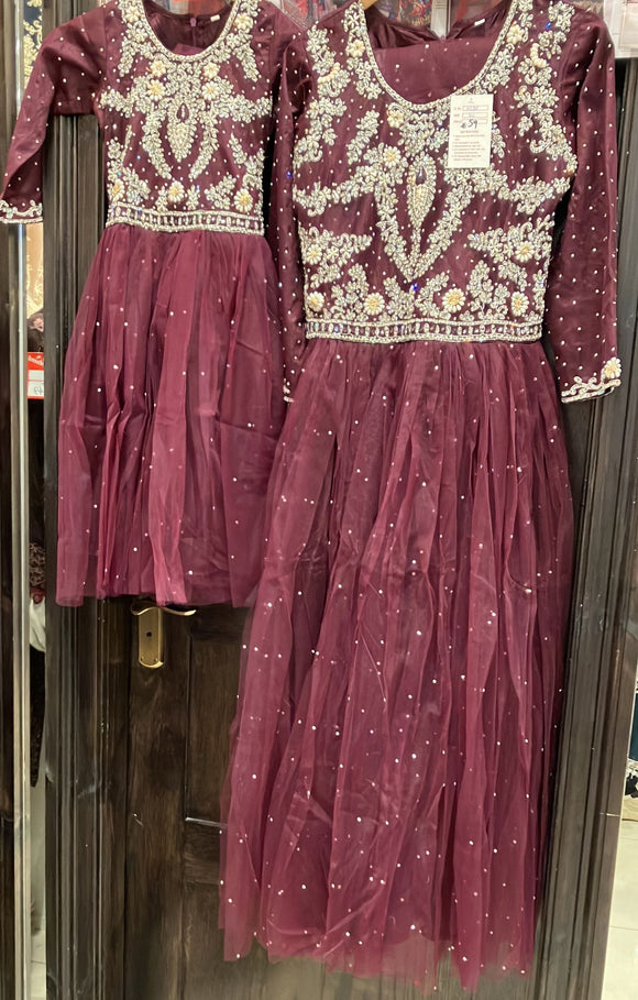 GIRLS EMBROIDERED & EMBELLISHED DRESS K643E