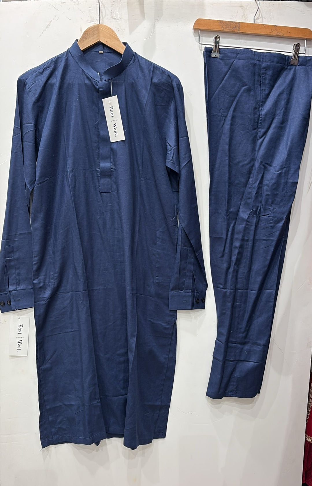 Dno. 02c Men's Blue traditional Kameez set