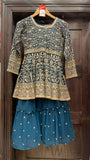 Girls Embroidered Lenhga dress 3 piece K624a