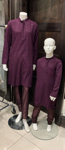 PLUM CHIKANKARI 2PC SET CM376