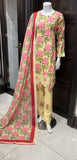 EMBROIDERED LAWN PRINT 3 PIECE SUIT MP03