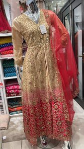 EMBROIDERED & EMBELLISHED NET DRESS 289A