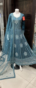 EMBROIDERED & EMBELLISHED NET DRESS NC925J