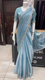 EMBROIDERED & EMBELLISHED SAREE & BLOUSE SR45