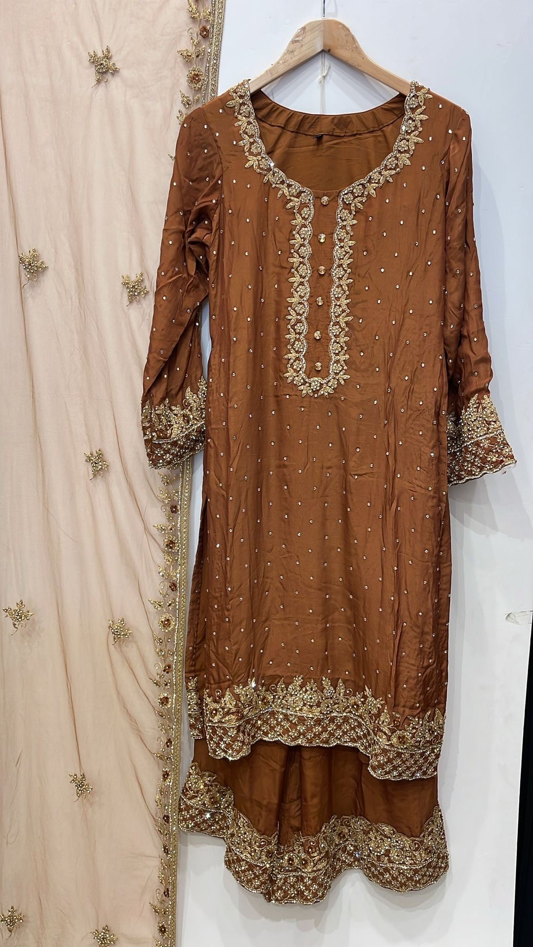 0142G- GEORGETTE FARSHI PALAZZO SUIT