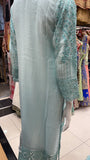 Embroidered & Embellished chiffon 3pc suit 361A